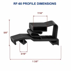 Gasket 23 5/16" x 62 15/16" Compatible With Ardco 13199-P2,02-14579-0002 Replacement Door Gasket