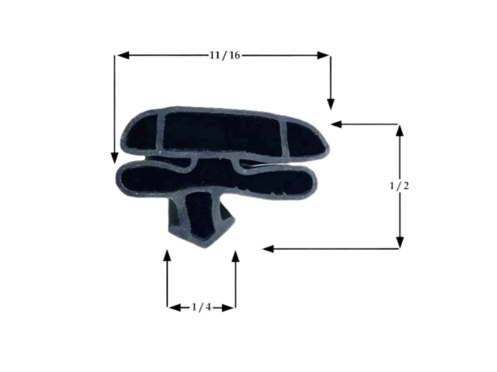 Gasket 27 1/8" x 62" Compatible With Kelvinator 44-0946 Replacement Door Gasket