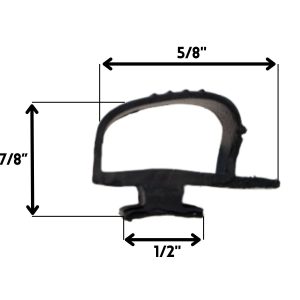 Gasket Profile RF-84 (sold per foot)