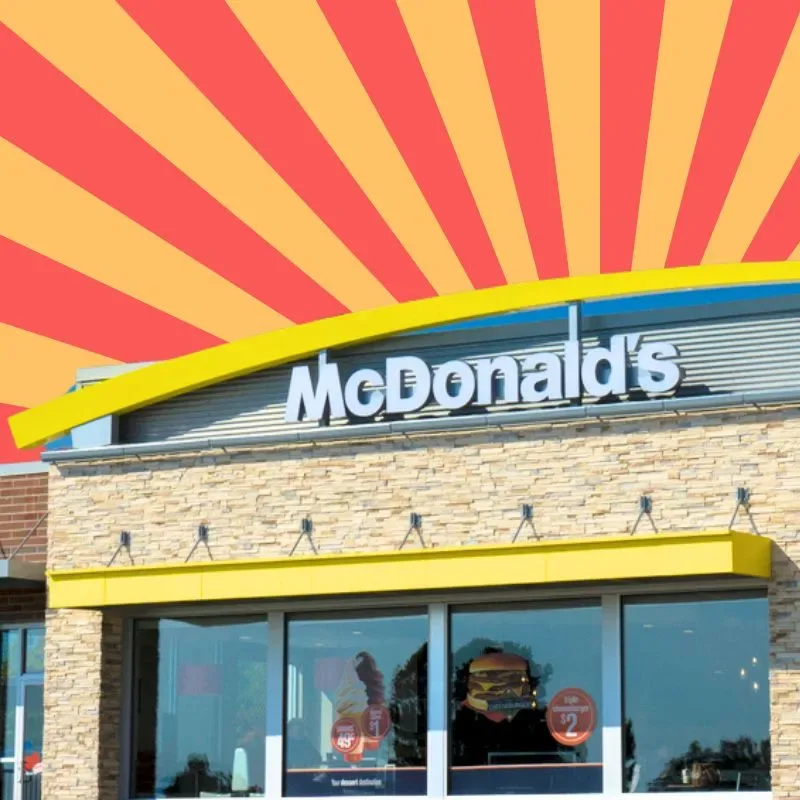 McDonald's restaurant storefront