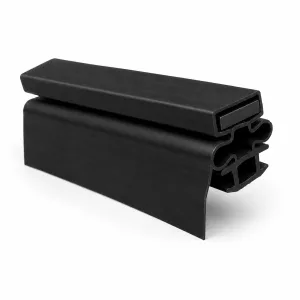 RF-33 black magnetic refrigerator door gasket profile with installed magnet